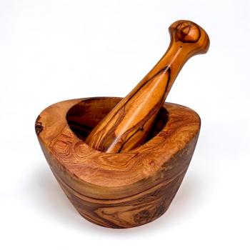 Natural Mortar & Pestle - 12cm - Image 2