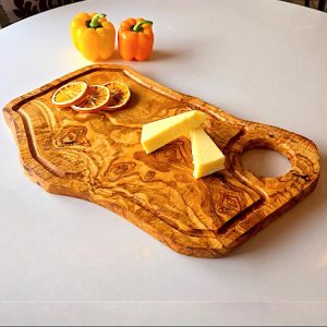 50cm Olive Wood Chopping Board with Juice Groove