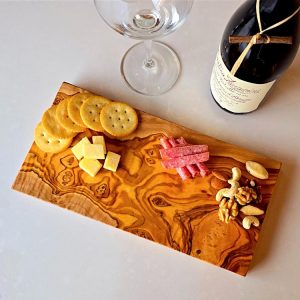 35cm × 18cm RECTANGULAR OLIVE WOOD SERVING & CHARCUTERIE BOARD