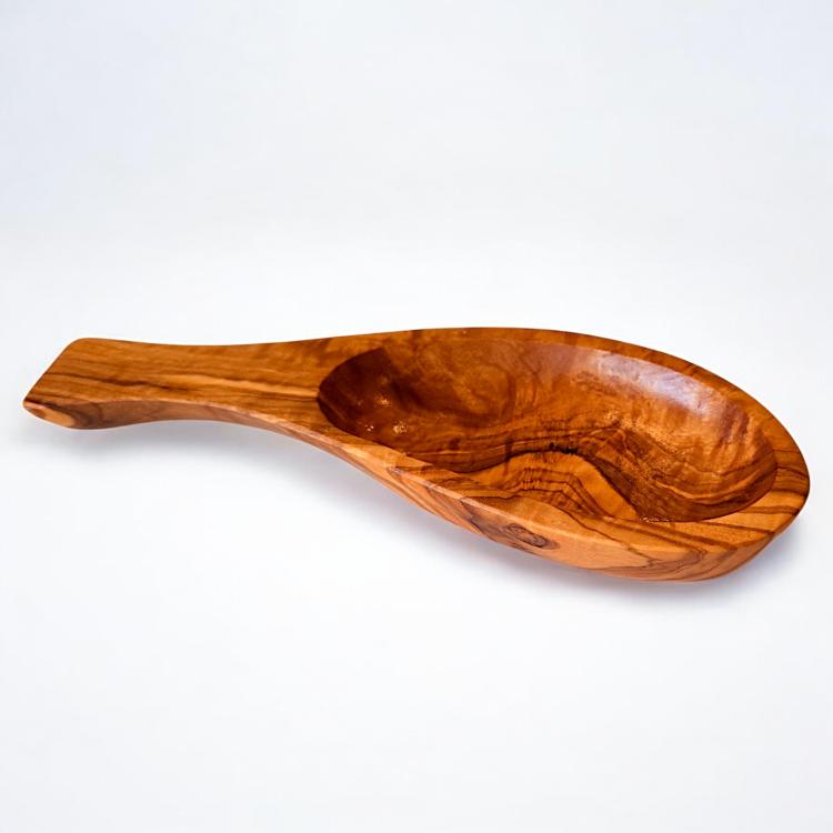 HANDCRAFTED OLIVE WOOD LEAF-SHAPED BOWL - Image 7