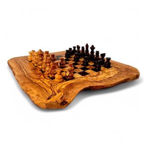 MEDIUM OLIVE WOOD CHESS BOARD