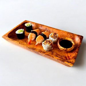 Handcrafted Olive Wood Rectangular Dish